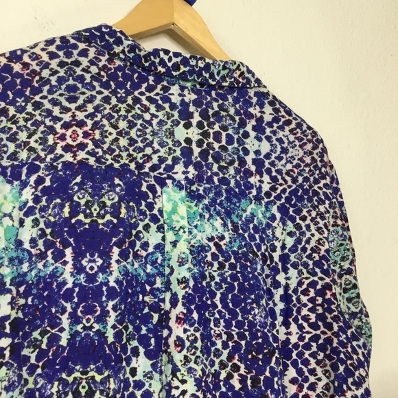 Blue Saks Fifth Ave Tunic - Picture 6 of 7